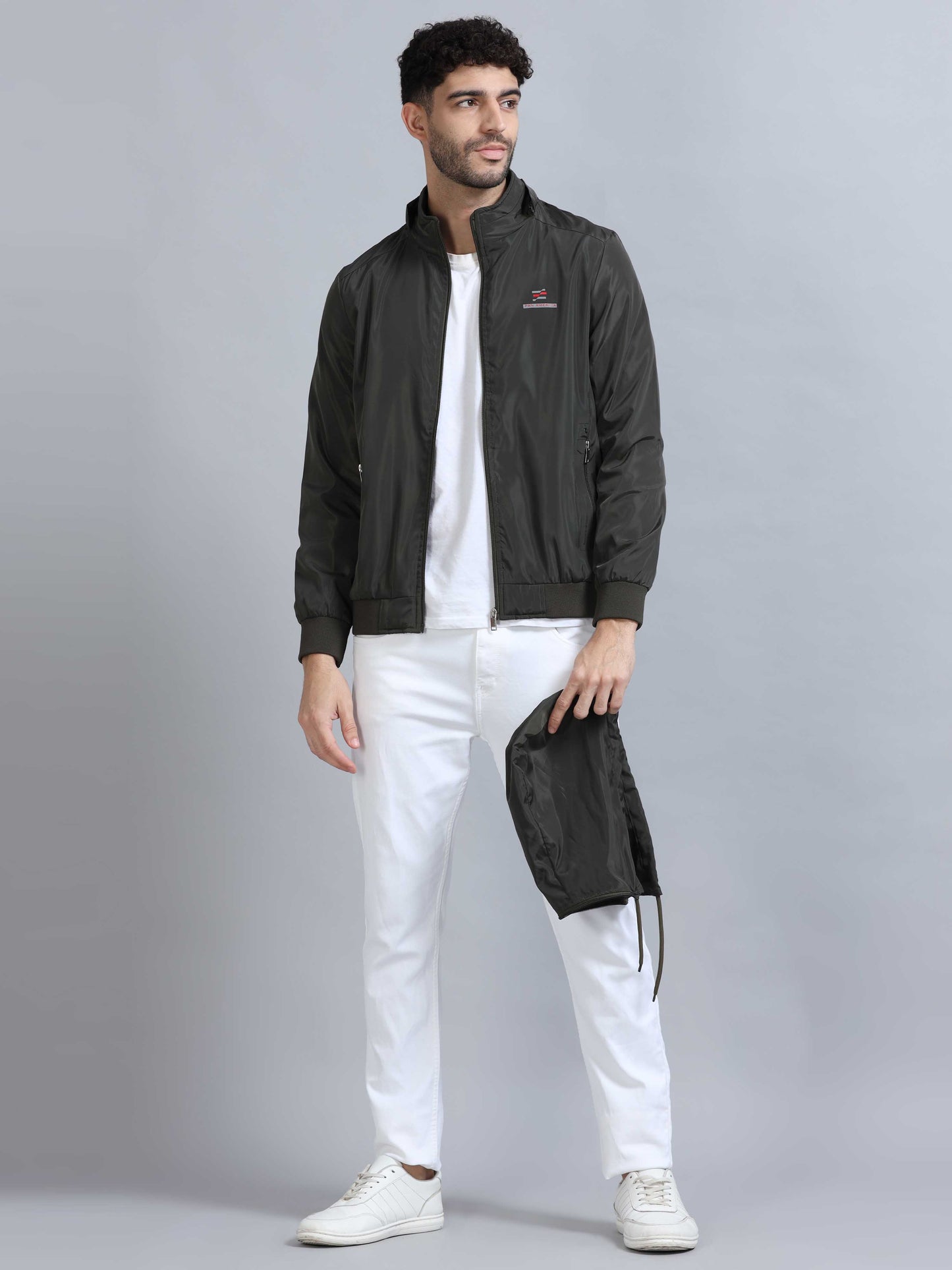 Olive Green Jacket for Men