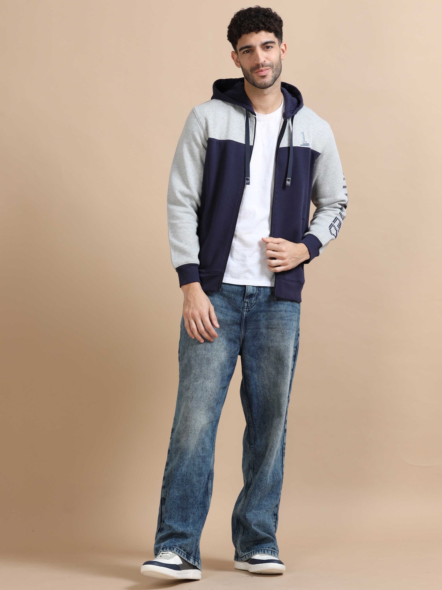 Men Zip Up Sweatshirt