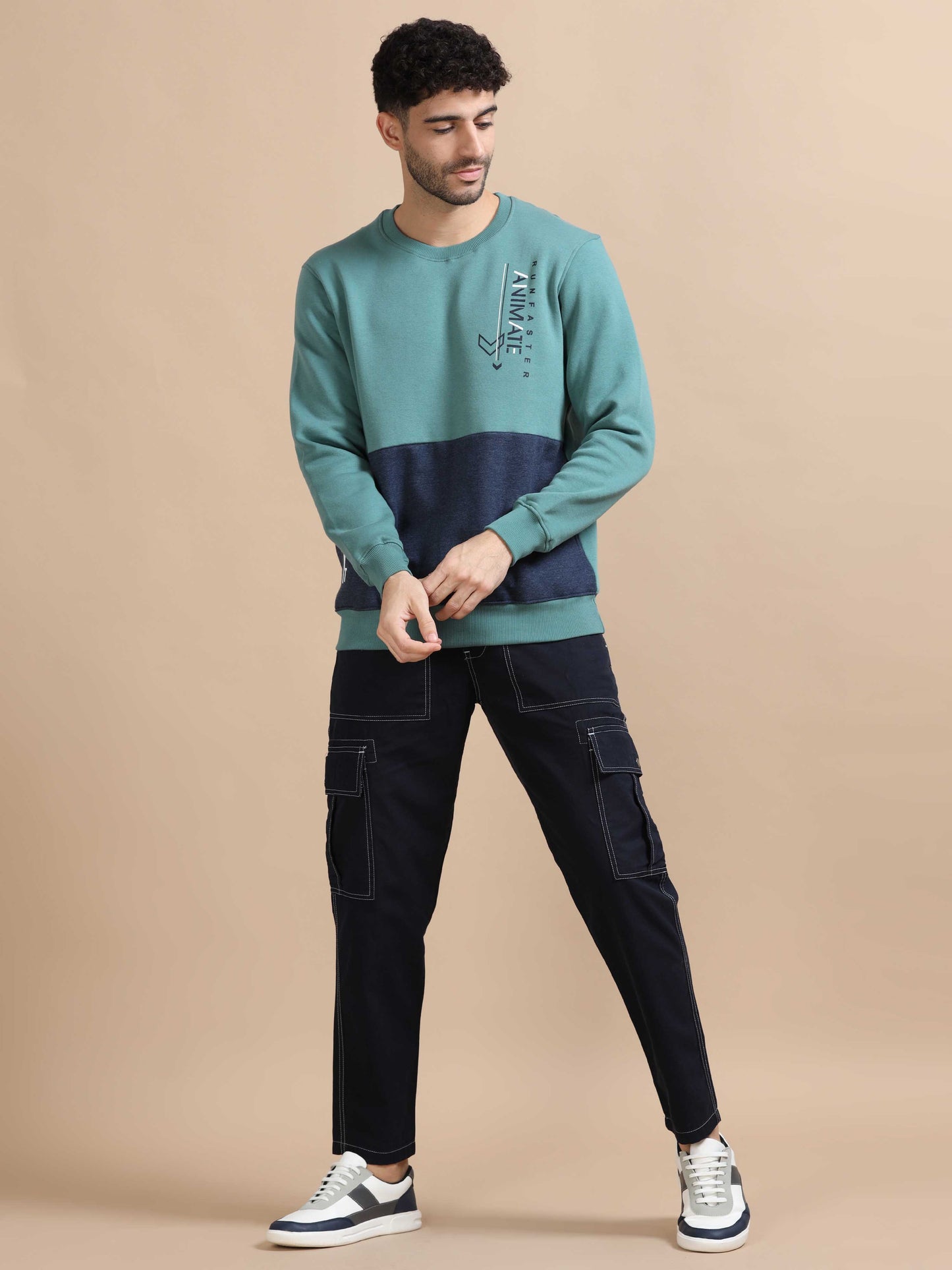 Green Sweatshirt for Men