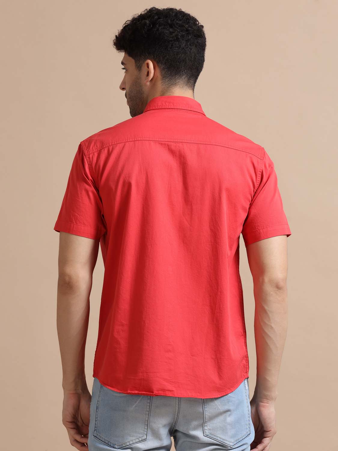 Pink Half Sleeve Shirt