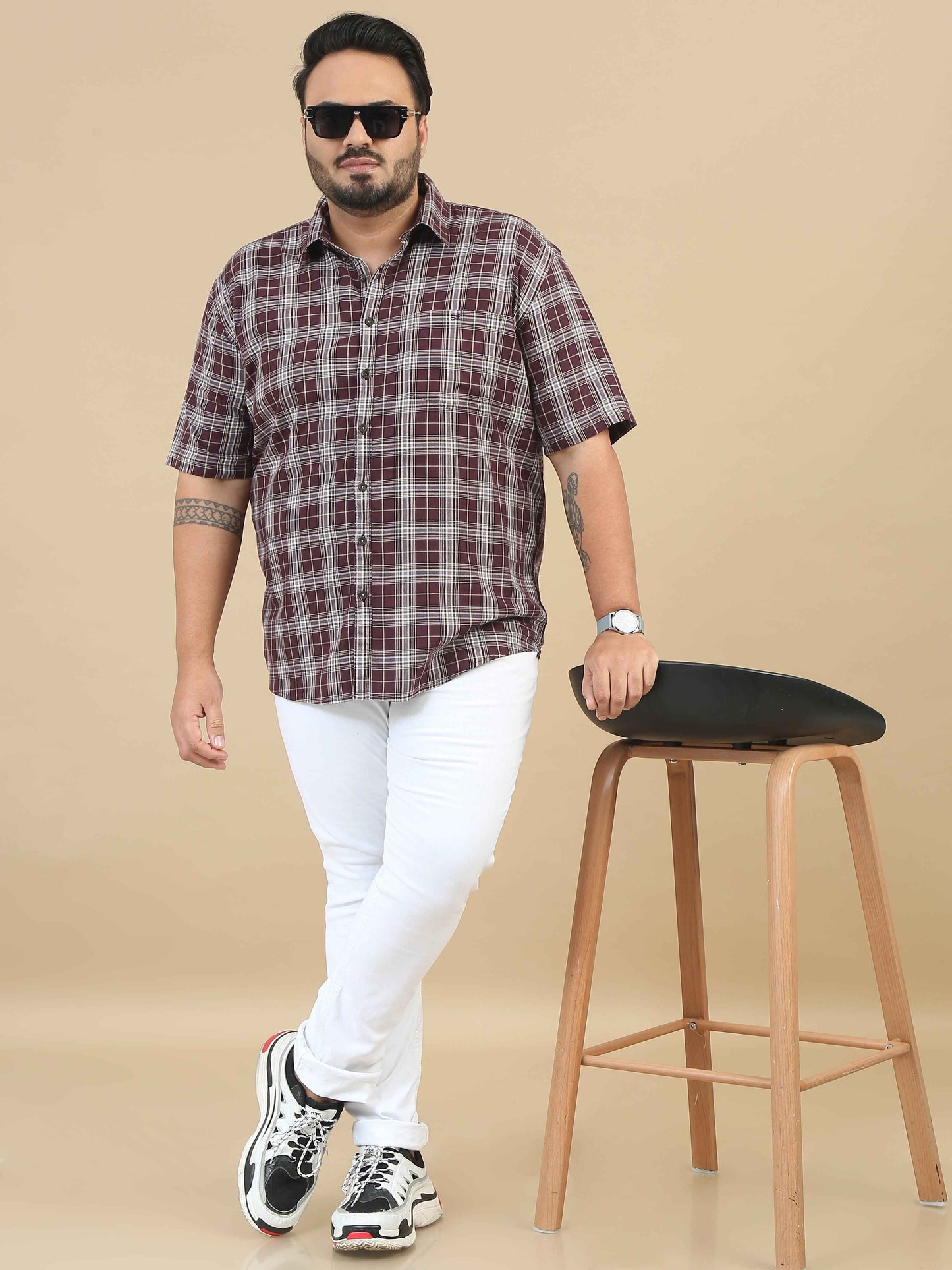 Brown XXXL Shirts for Men