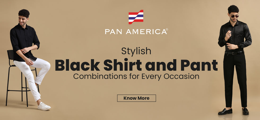 Stylish Black Shirt and Pant Combinations for Every Occasion Stylish Black Shirt and Pant Combinations for Every Occasion