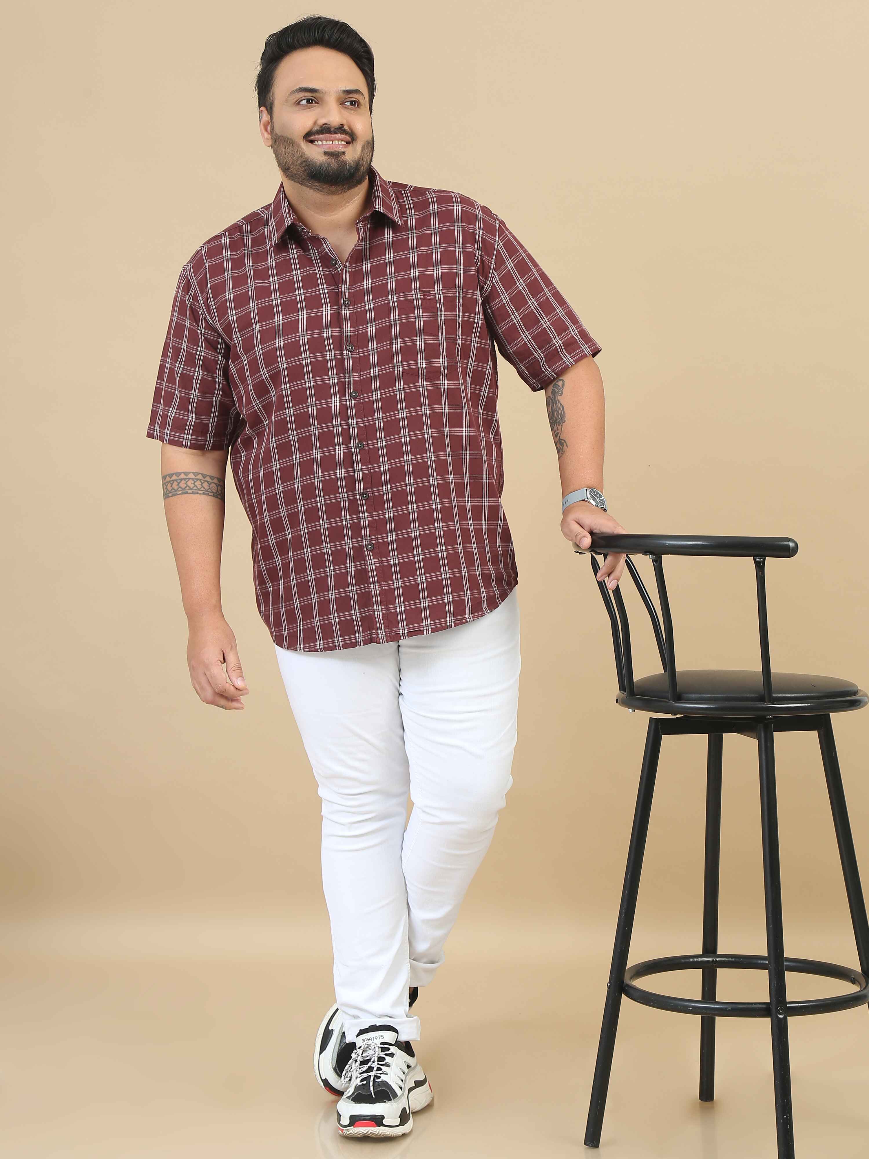 Shop Plus Size XXXXL Shirts for Men Online in India