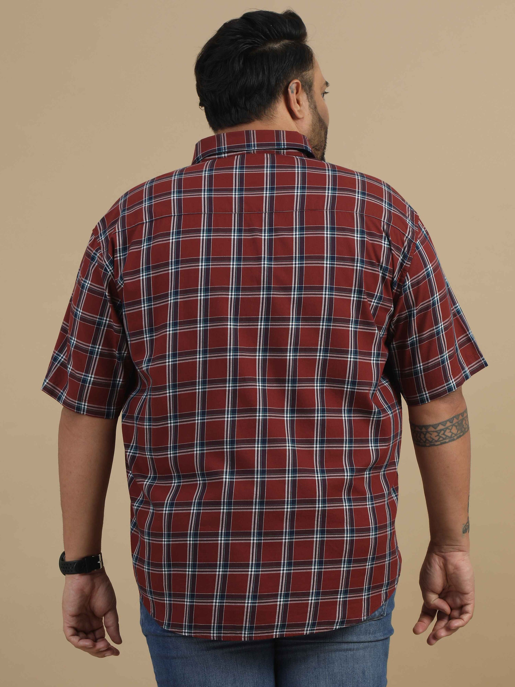 Brown Check Shirt