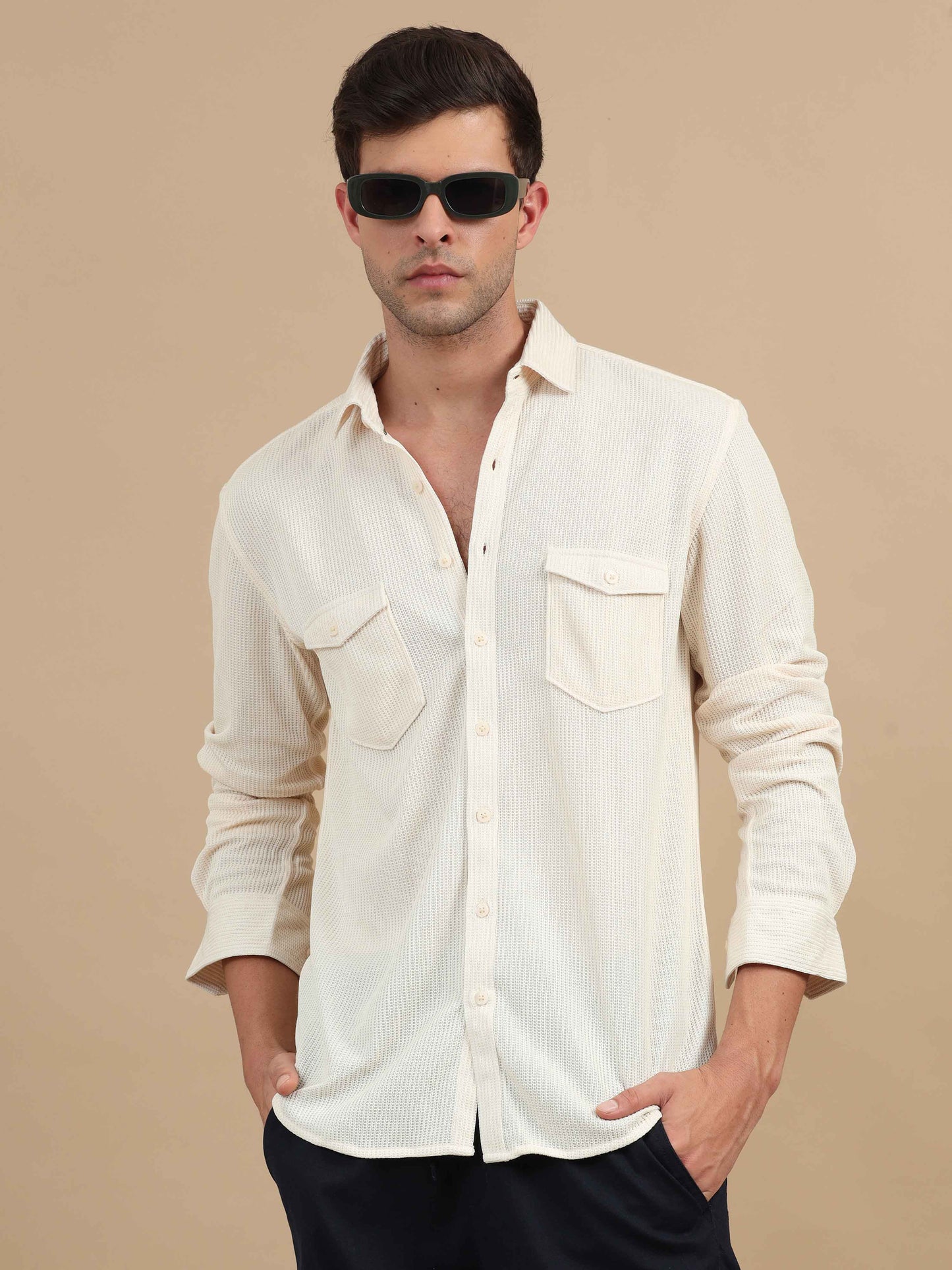 Tombstone Grey Honeycomb Shirt