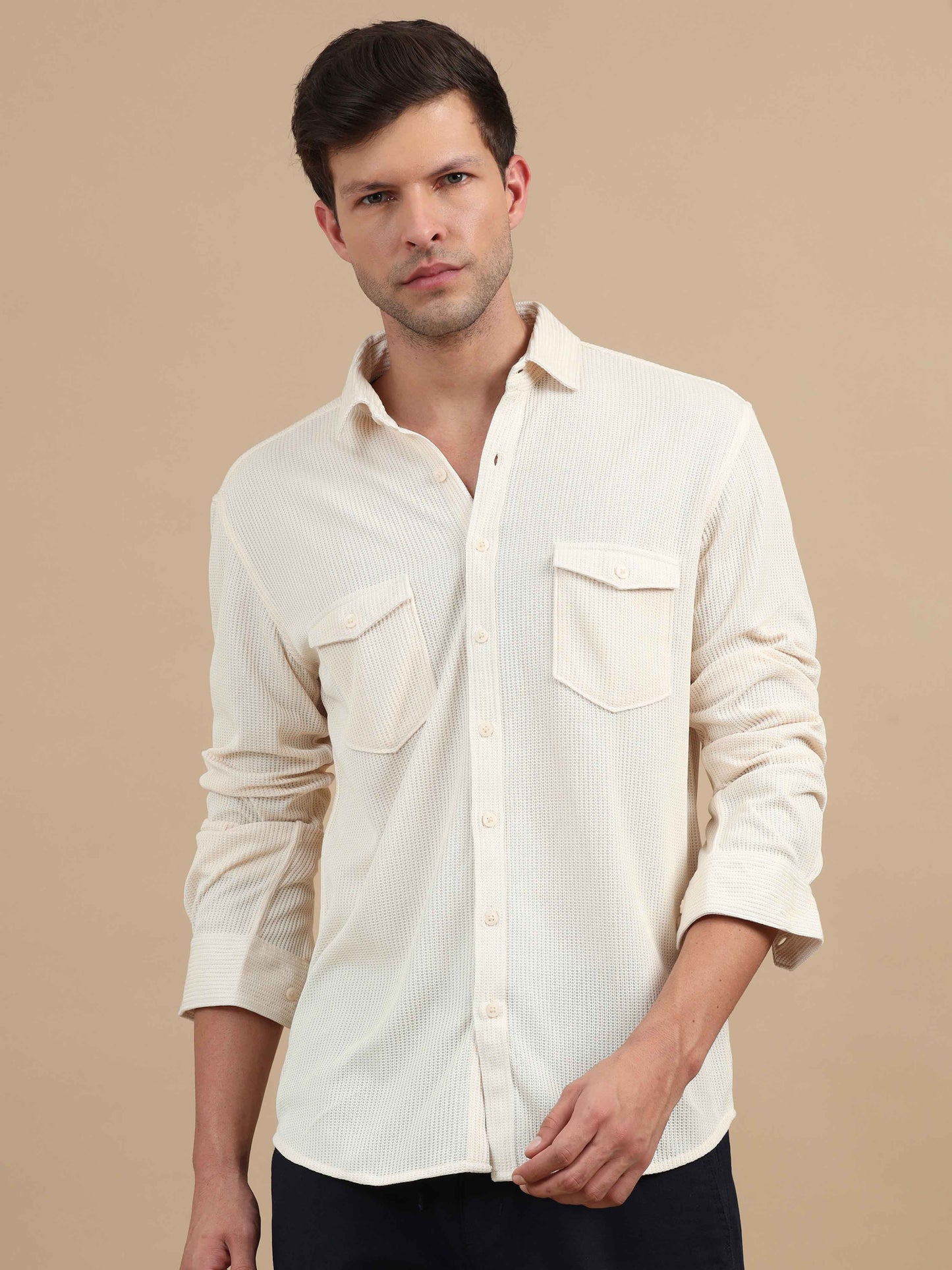 Tombstone Grey Honeycomb Shirt