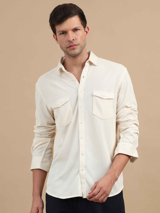 Tombstone Grey Honeycomb Shirt