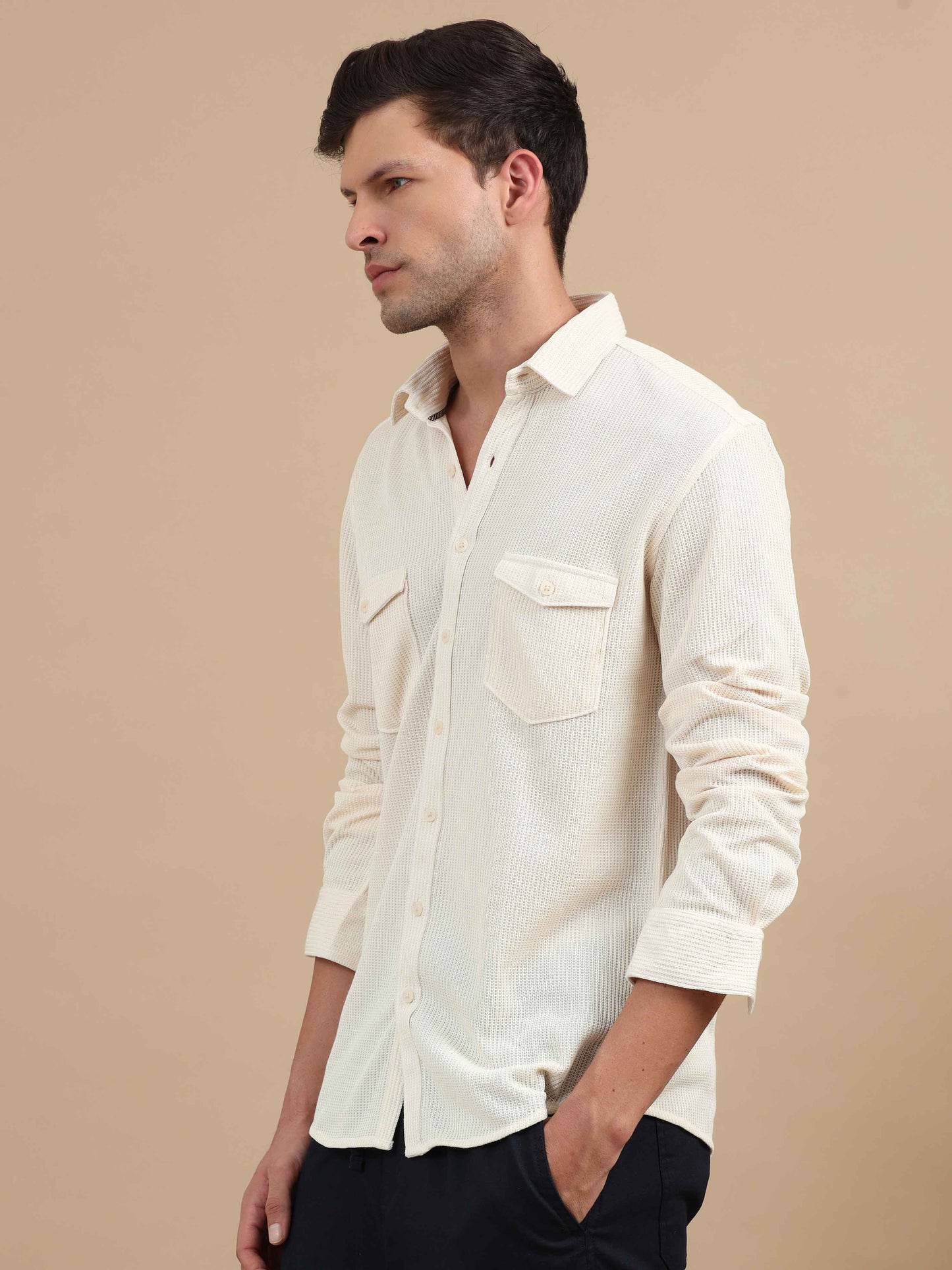 Tombstone Grey Honeycomb Shirt