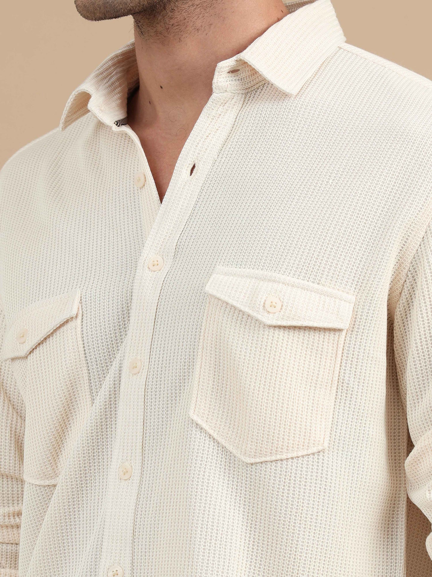 Tombstone Grey Honeycomb Shirt
